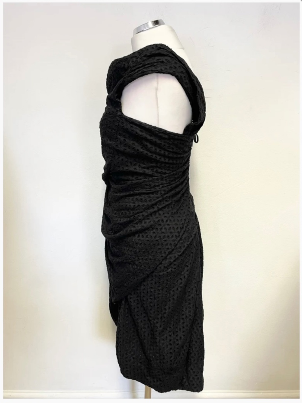 All Saints Spitalfields Dress, NEVER WORN, Broiderie Anglaise One Shoulder, US 6 - Picture 12 of 14